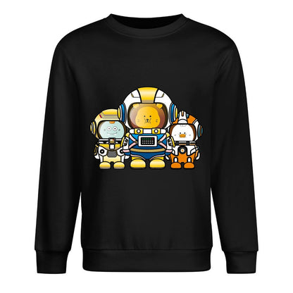 Front Patterned Long Sleeve TopClean Solid