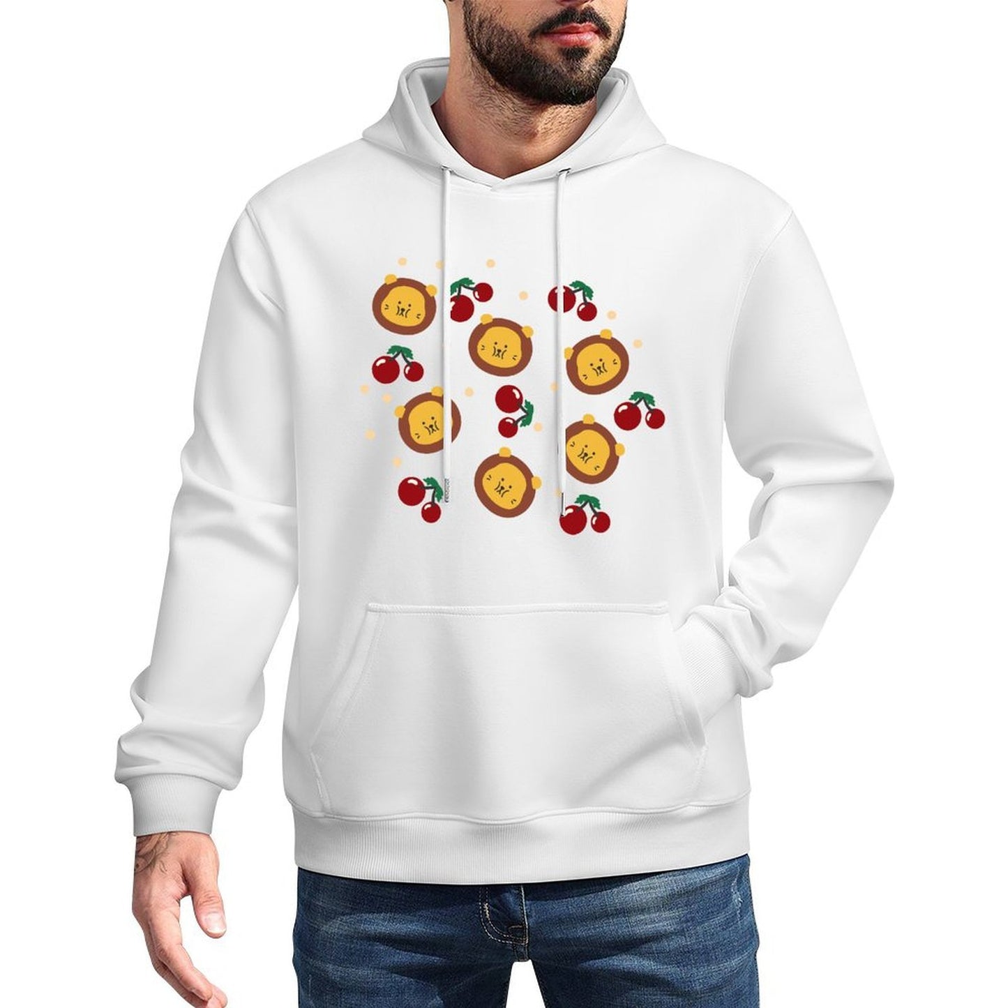 Front Graphic HoodiesTear-Resistant Minimalist