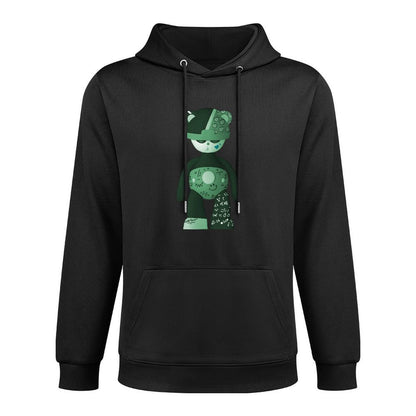 Hoodie Front PatternTrueStyle Moisture-Wicking