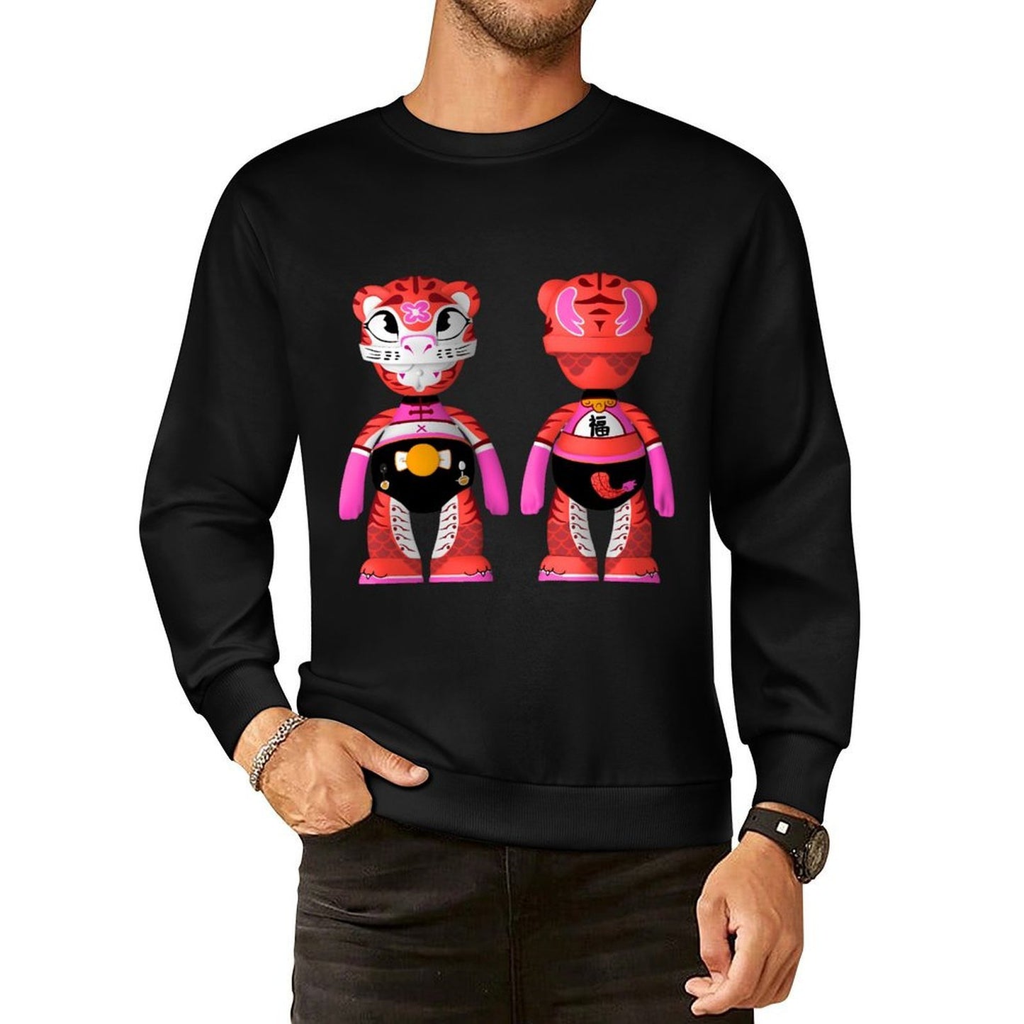 IPIB 250g Crew Neck Long Sleeve Sweatshirt Front GraphicCrew Neck Long Sleeve Sweatshirt6000076-2