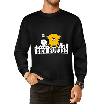 Front Patterned Long Sleeve TopUrban ActiveWear