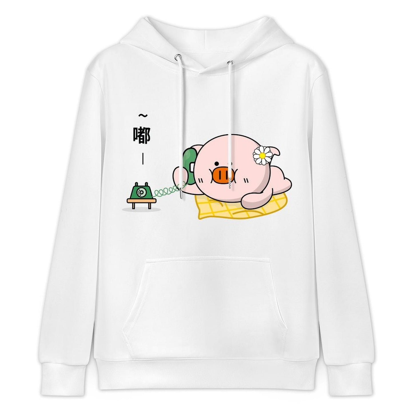 Wrinkle-Free Natural Front Graphic Hoodies