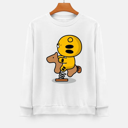 Front Patterned Long Sleeve TopBreathable Everyday