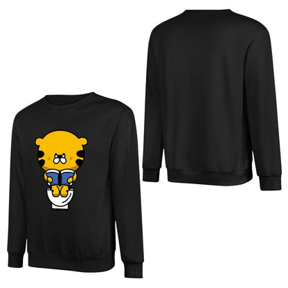 Front Patterned Long Sleeve TopCotton Fresh