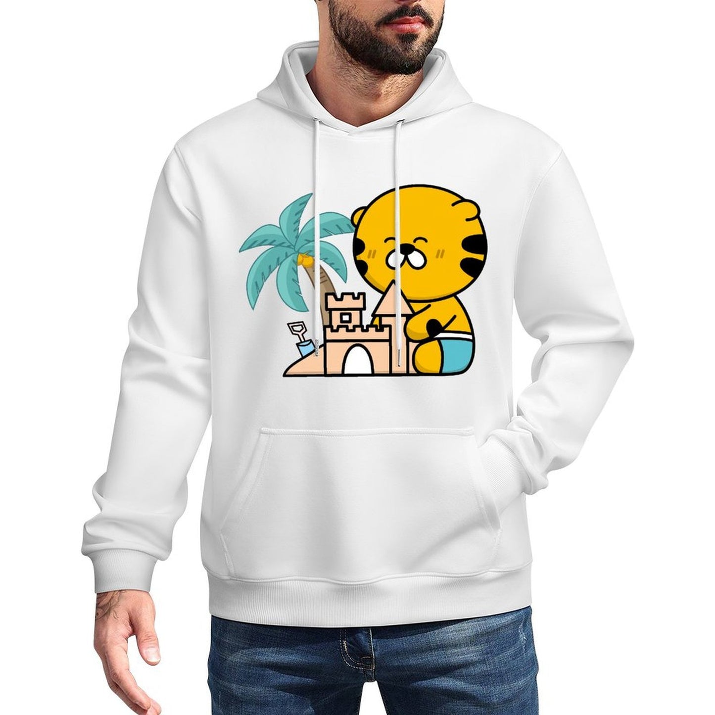 IPBR 250g Hooded Pocket Sweatshirt Front GraphicMen's Hooded  Sweatshirt4000006