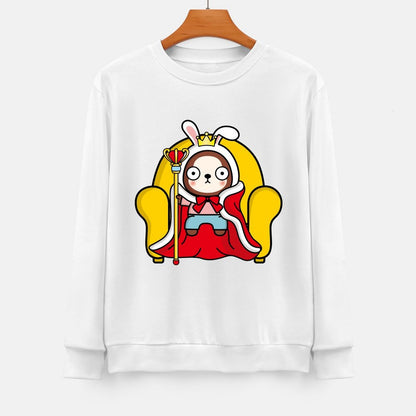 Front Patterned Long Sleeve Top Casual