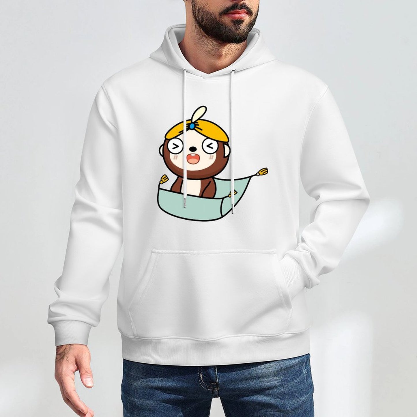 Refined TimelessStyle Front Graphic Hoodies