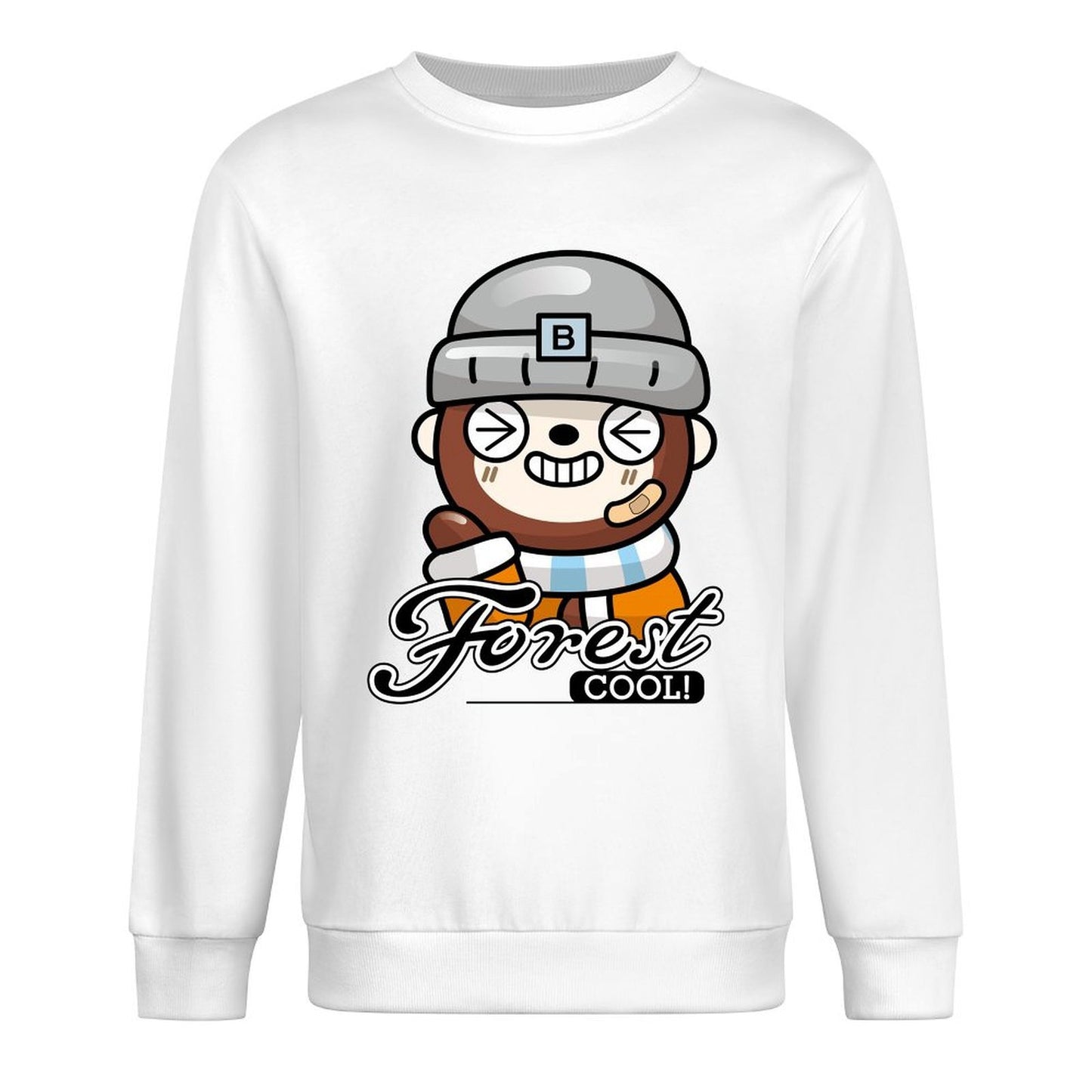 Front Patterned Long Sleeve TopSoftLine Strong