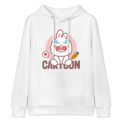 Solid Recycled Front Graphic Hoodies