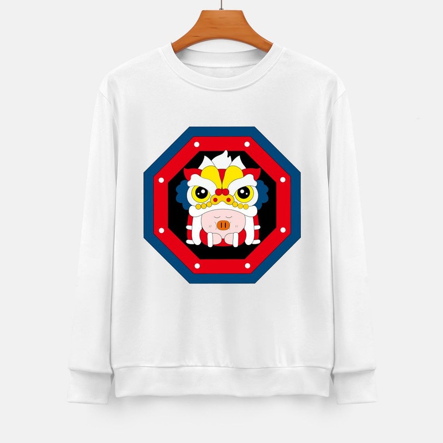 Front Patterned Long Sleeve TopRefined EverydayTee