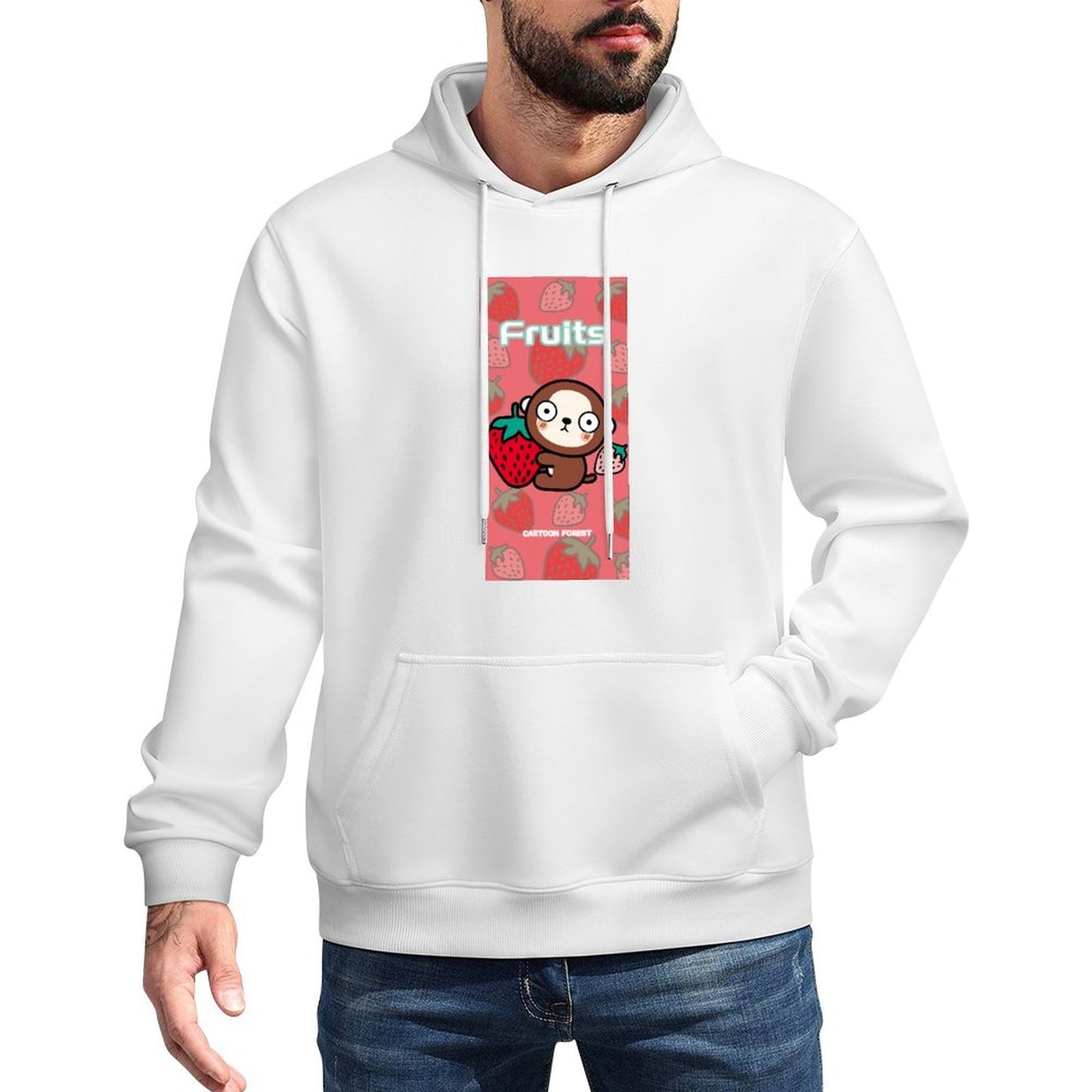Urban Relaxed Fit Front Graphic Hoodies