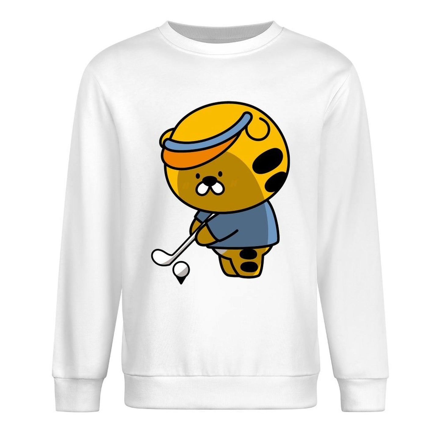 Front Patterned Long Sleeve TopClassic Sport