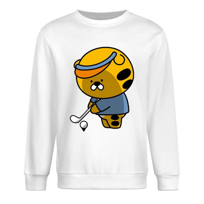 Front Patterned Long Sleeve TopClassic Sport