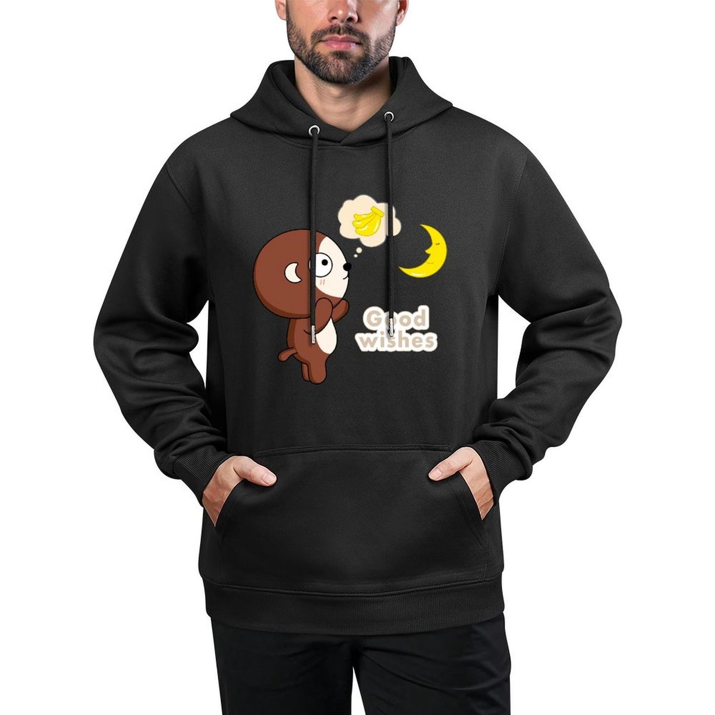 IPBR 250g Hooded Pocket Sweatshirt Front GraphicMen's Hooded  Sweatshirt4000763