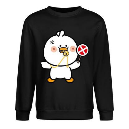 Front Patterned Long Sleeve TopAllSeason Tear-Resistant