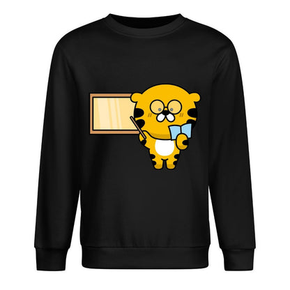 Front Patterned Long Sleeve TopCleanCut EverydayComfort