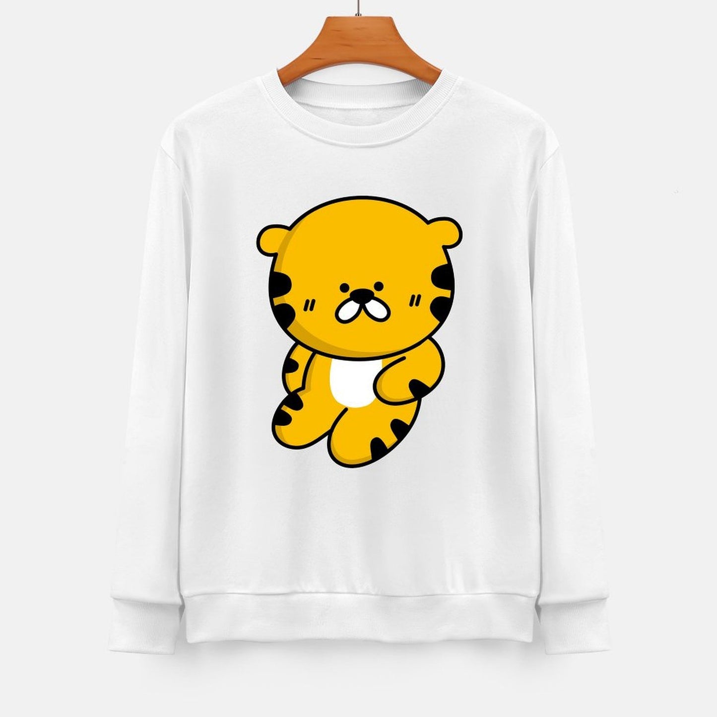 Front Patterned Long Sleeve TopSmooth BasicSeries