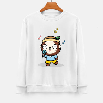 Front Patterned Long Sleeve TopTrueFit Tear-Resistant