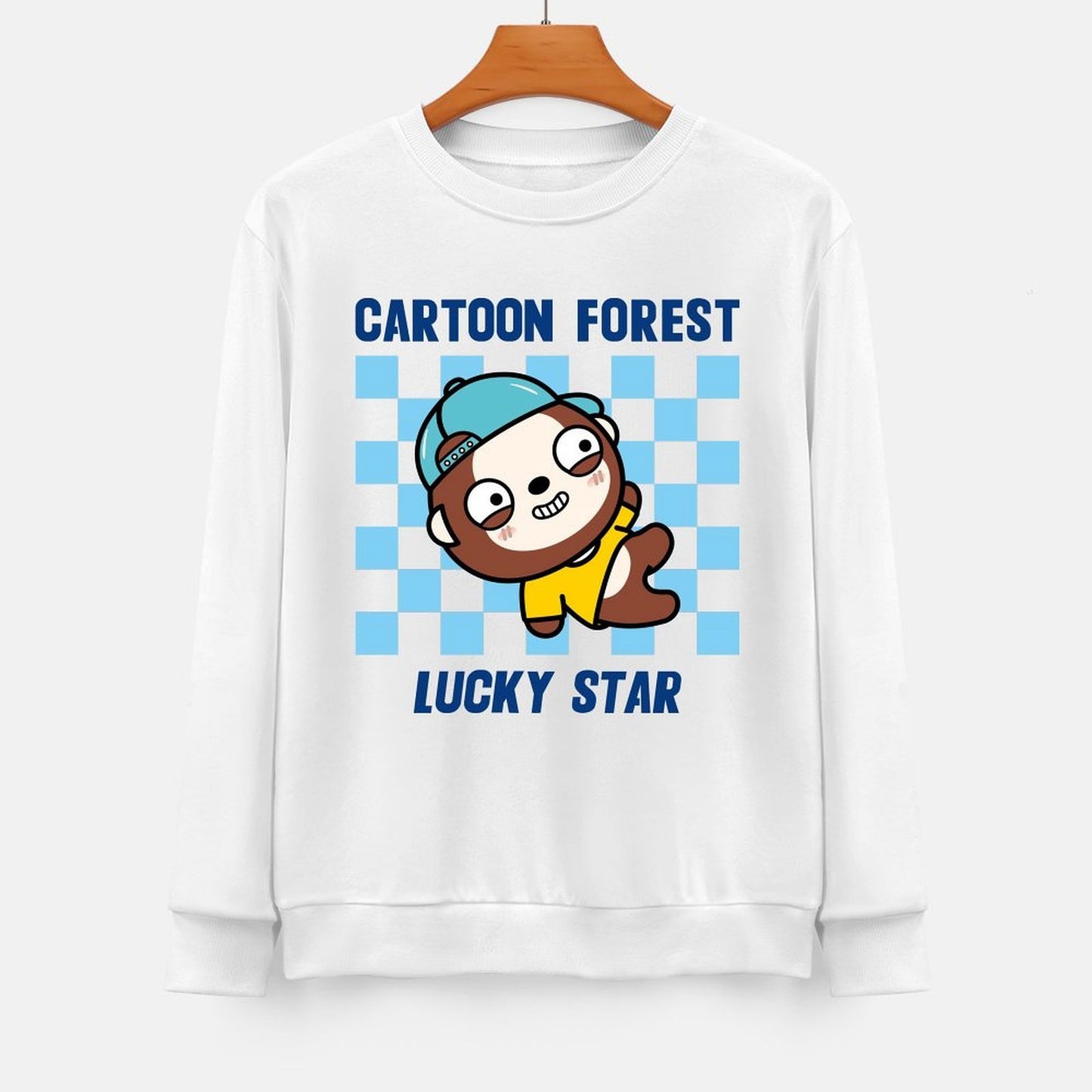 Front Patterned Long Sleeve TopClean EasyStyle