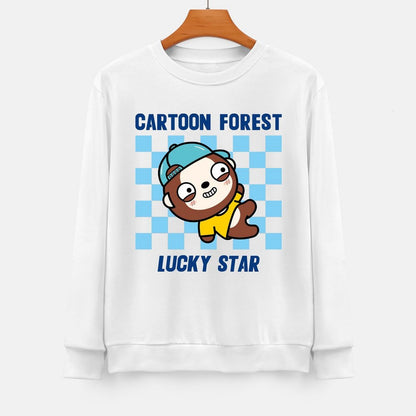 Front Patterned Long Sleeve TopClean EasyStyle