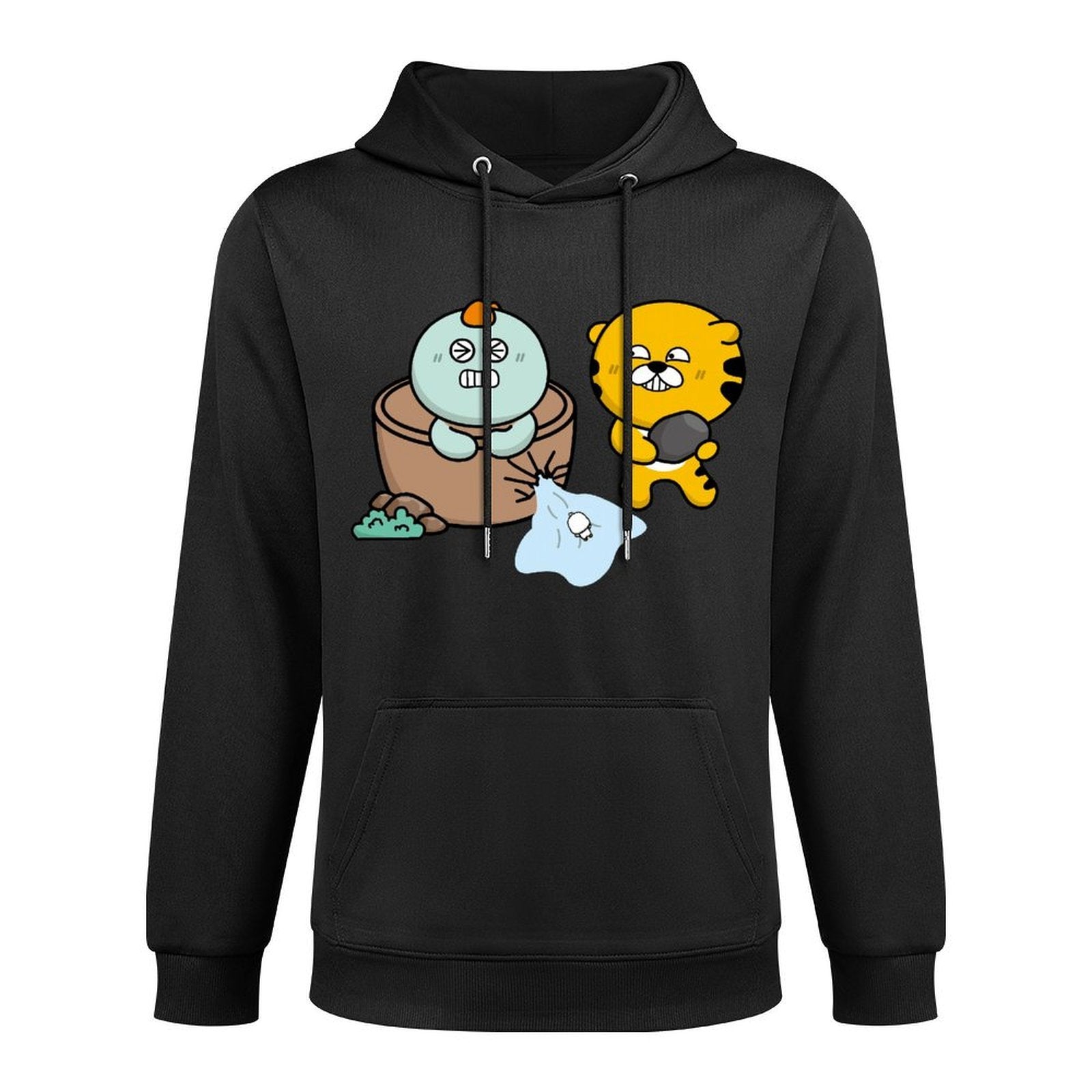 Front Graphic HoodiesCrisp Print Easy-Care