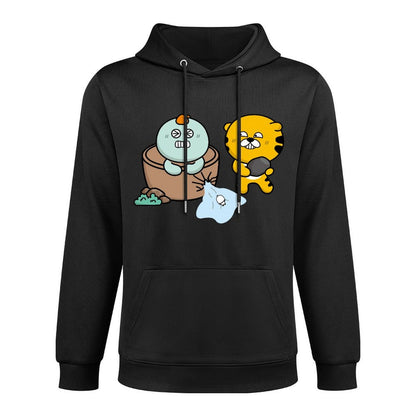 Front Graphic HoodiesCrisp Print Easy-Care