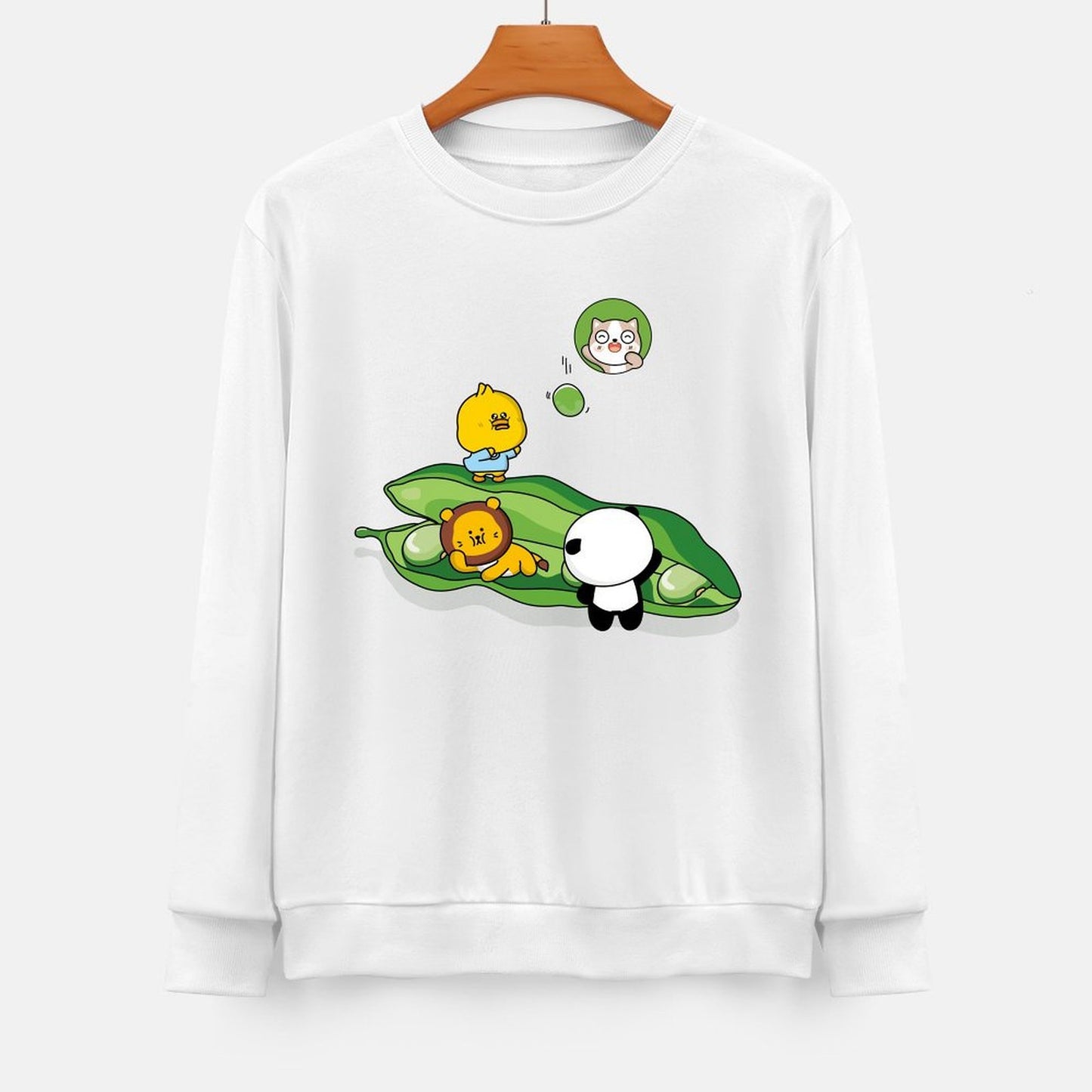 Front Patterned Long Sleeve TopSeries PureStyle