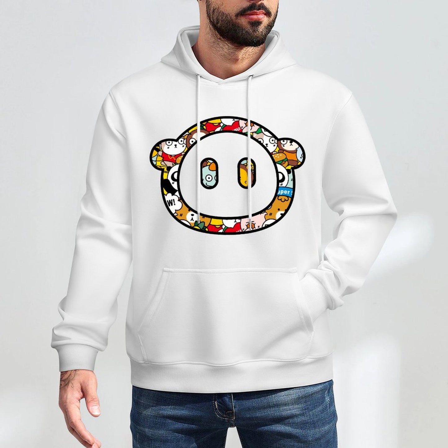 Smooth Feel Classic Front Graphic Hoodies