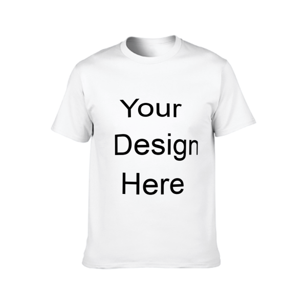 Custom White Print T-Shirt Design