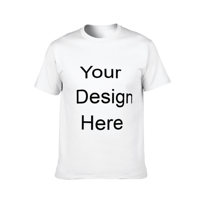 Custom White Print T-Shirt Design