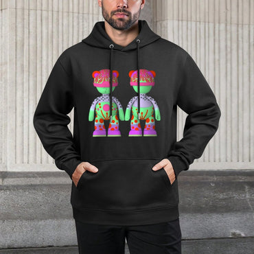 IPIB 250g Hooded Pocket Sweatshirt Front GraphicMen's Hooded  Sweatshirt6000079-3