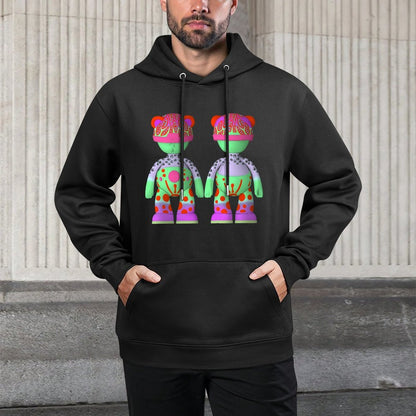 IPIB 250g Hooded Pocket Sweatshirt Front GraphicMen's Hooded  Sweatshirt6000079-3