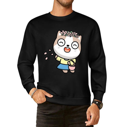 Front Patterned Long Sleeve TopSignature EverydayComfort