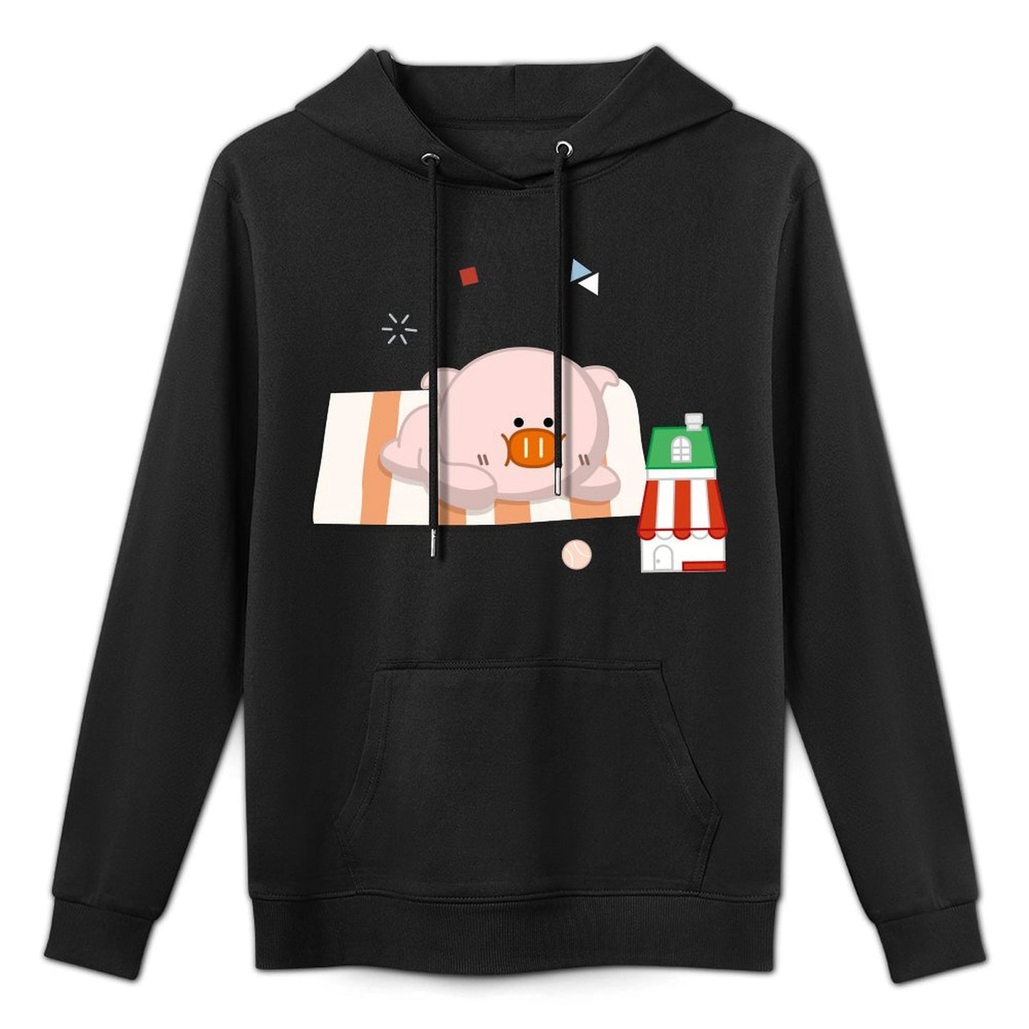 Sharp Simple Front Graphic Hoodies