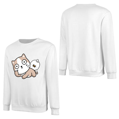 Front Patterned Long Sleeve TopRelaxed RegularFit