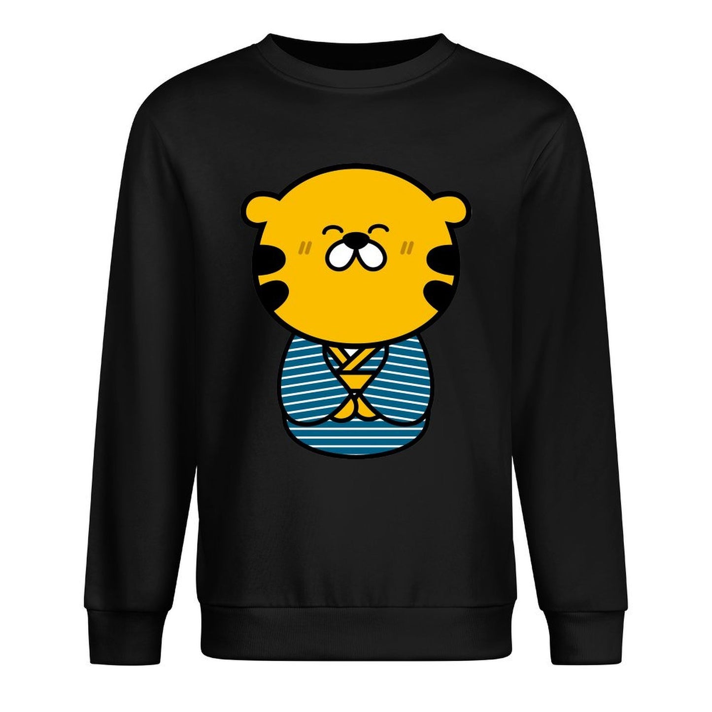 Front Patterned Long Sleeve TopClassic Fit EasyWear