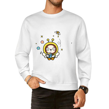 Front Patterned Long Sleeve TopActiveWear Breathable