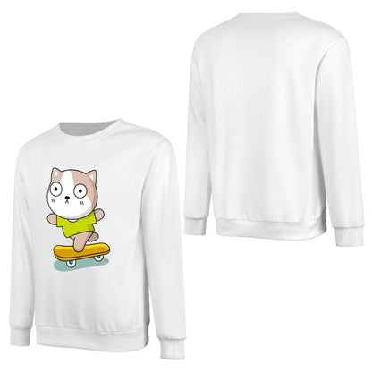 Front Patterned Long Sleeve TopStreetFit ComfortFit