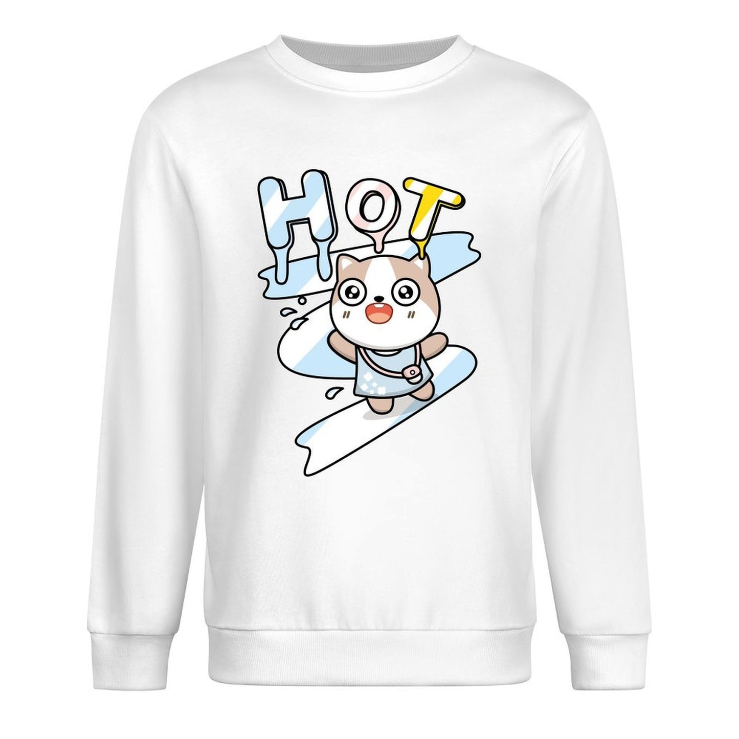 Front Patterned Long Sleeve TopClassicSeries Classic Fit