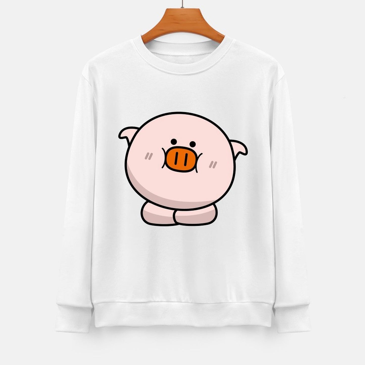 Front Patterned Long Sleeve TopEasyWear Made-to-Order