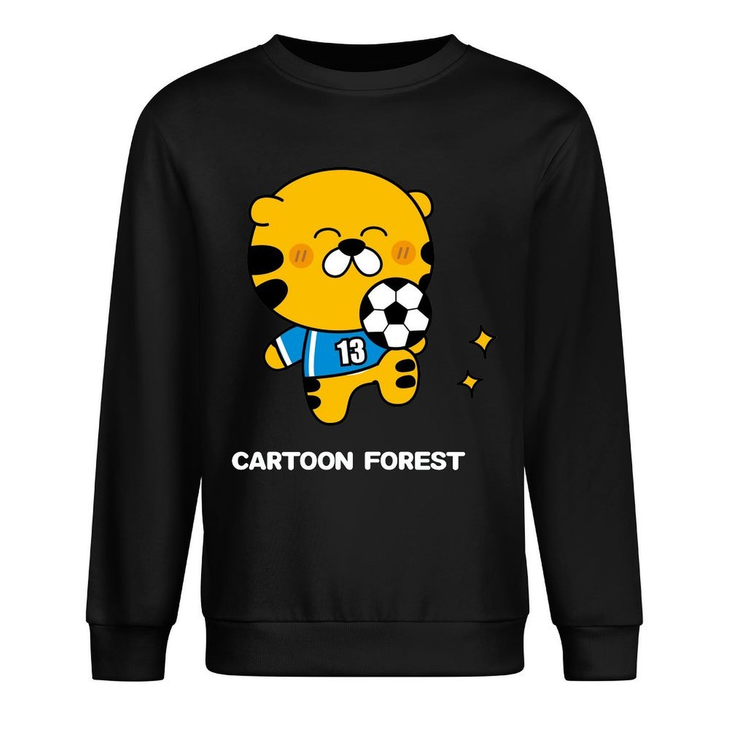 Front Patterned Long Sleeve TopPlain SmoothWear