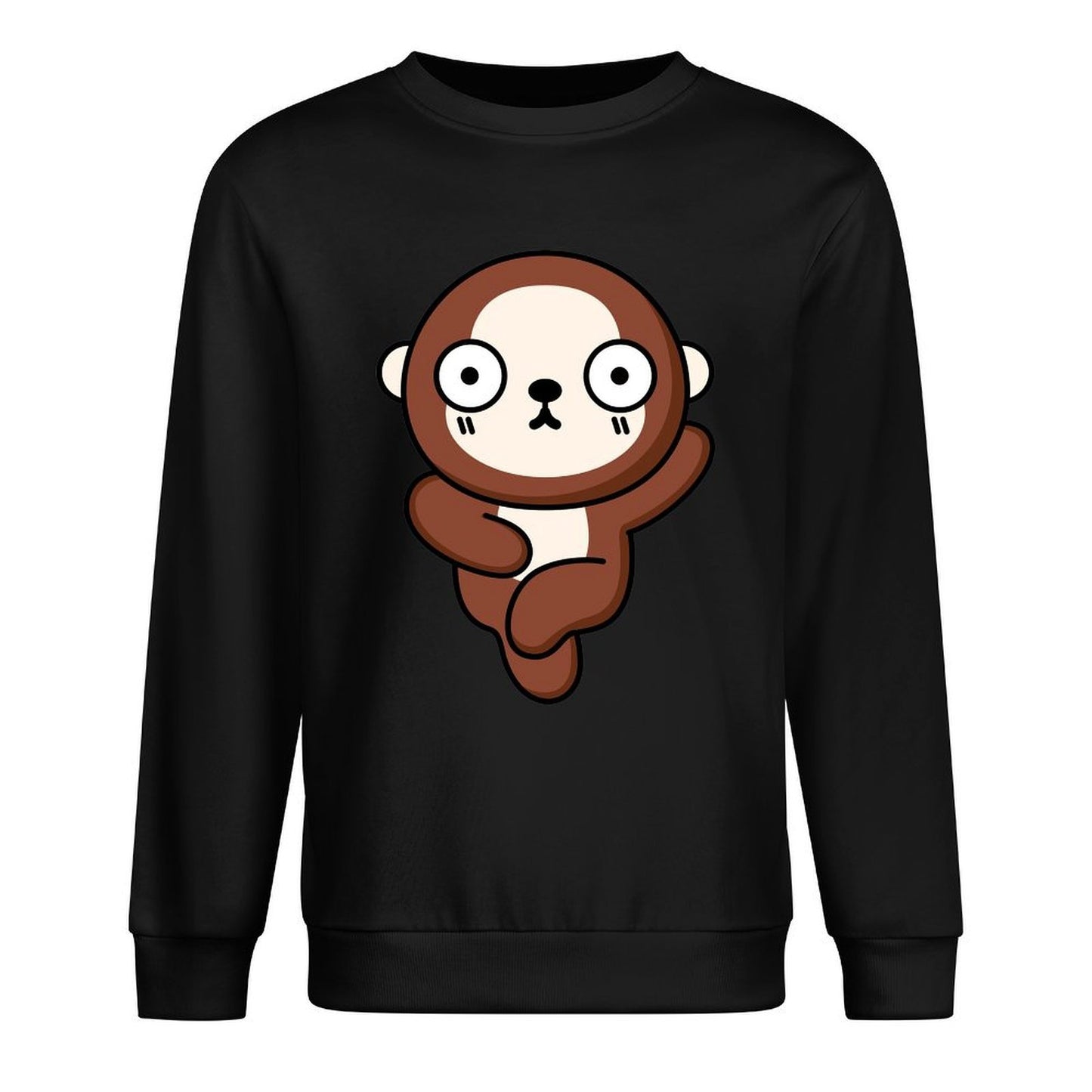 Front Patterned Long Sleeve TopSmoothWear AllDay