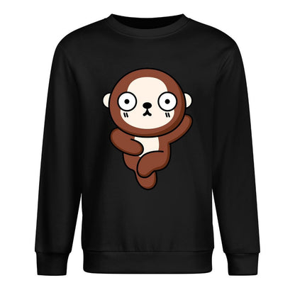 Front Patterned Long Sleeve TopSmoothWear AllDay