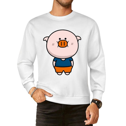 Front Patterned Long Sleeve TopLifestyleLine LooseFit