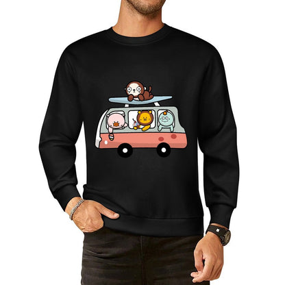 Front Patterned Long Sleeve TopEssential Reliable