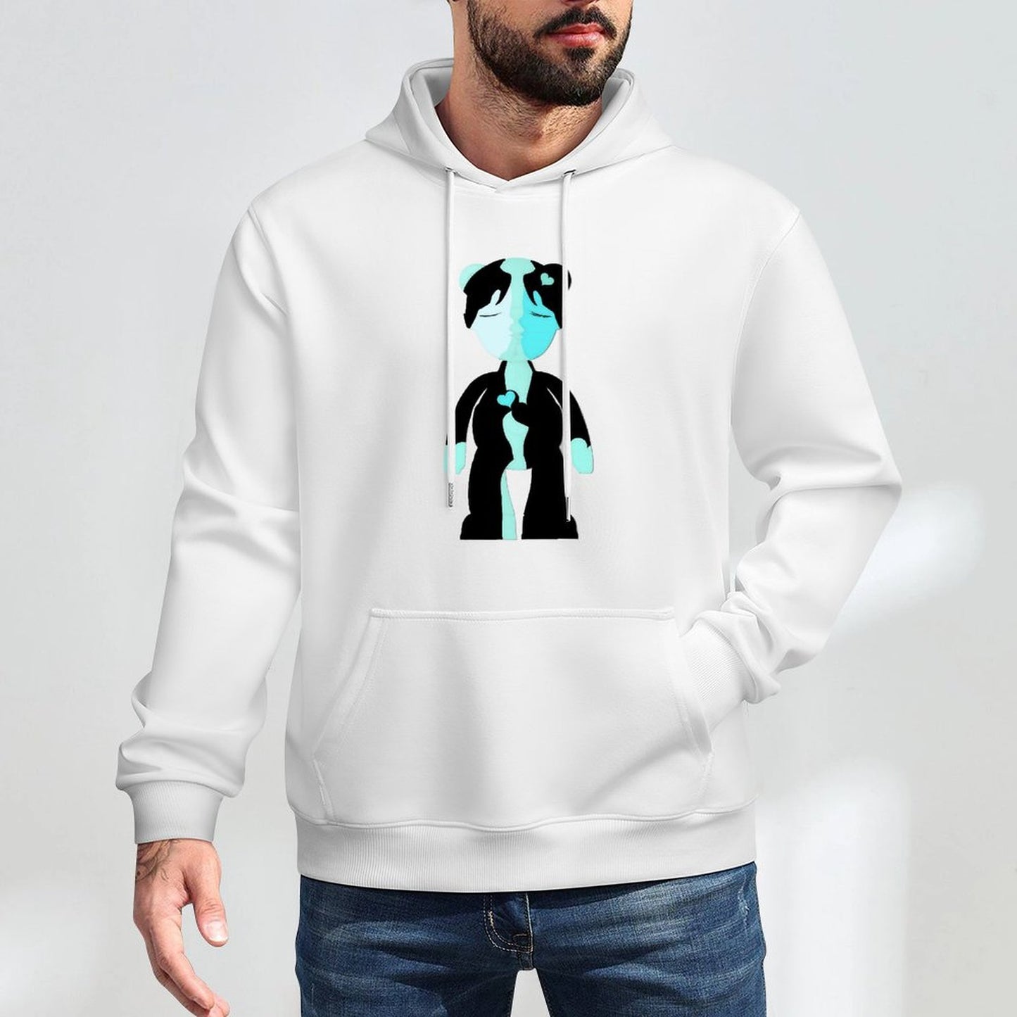 Hoodie Front PatternPremium Finish Oversized