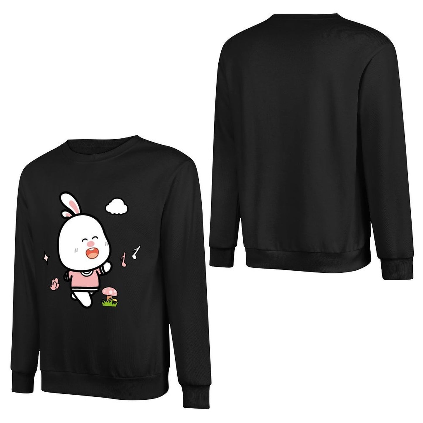 Front Patterned Long Sleeve TopSeamless Soft