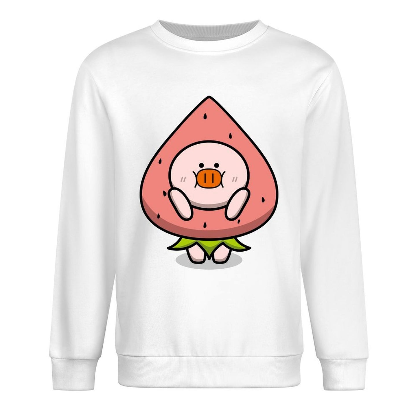 Front Patterned Long Sleeve TopLightweight SoftTouch