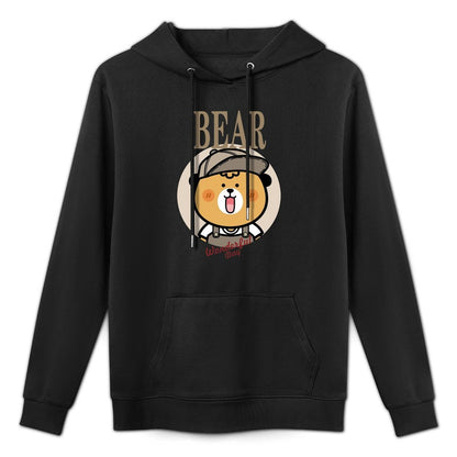 Double-Stitched Neat Front Graphic Hoodies