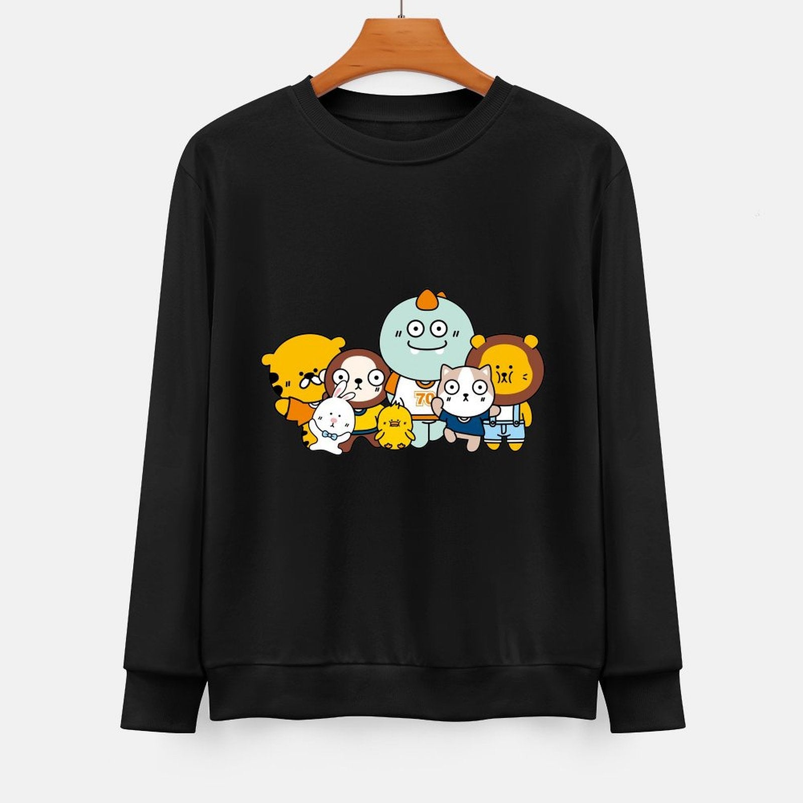  Front Patterned Long Sleeve TopLifestyle Sharp